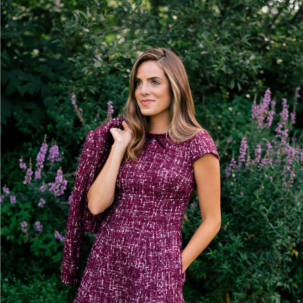 Gal Meets Glam Nell Tweed Dress